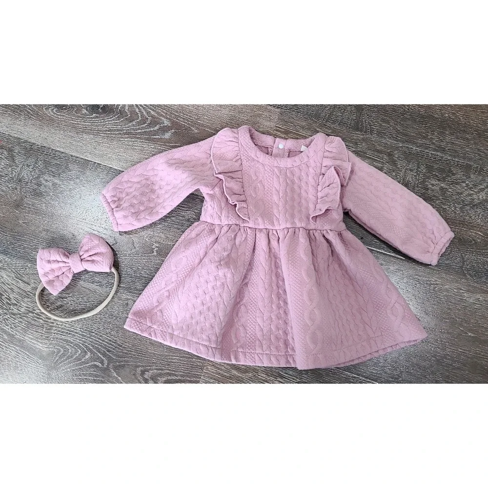 Baby girl quilted dress size 9 months